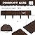 GHWIE Garden Edging Border Garden Fence Wood Fence Border for Yard Patio Path Edging Decorative Landscape Edging Flower Bed Fence,7.87'' H x 48'' L(1 Pack)