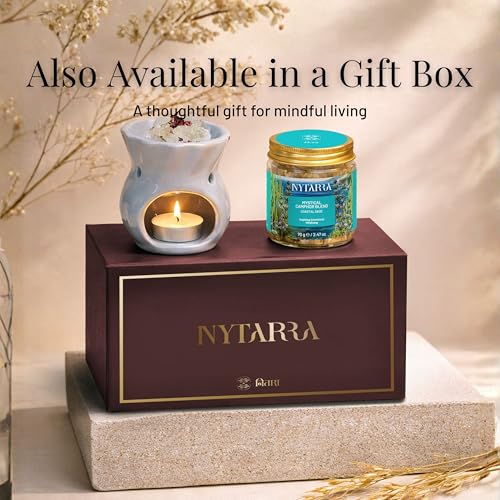 Image of Nytarra Mystical Camphor Trio - Rose, Sandalwood, Frangipani | Original Pure Camphor Infused with Aromatic Herbs & Spices | Diffuser Friendly Botanical Blend | Clean & Soothing Aroma
