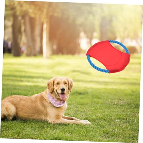 VANZACK Wurf Scheiben Spielzeug Für Hunde Robust Leicht Für Kleine Und Mittelgroße Hunde Outdoor Training Zufällige Farbe