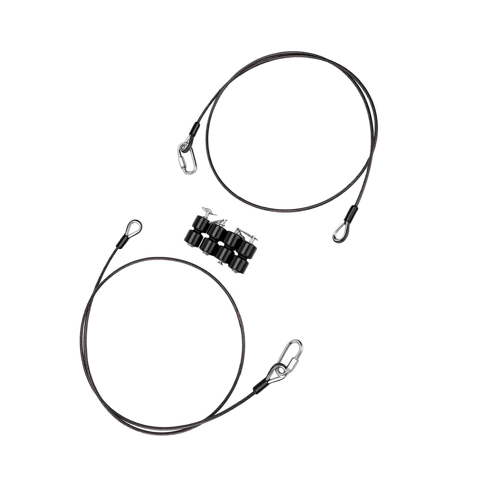 banapoy 2 Sztuki Linki Nośne Stali Nierdzewnej Przyczepy GMNR925 (BLACK)