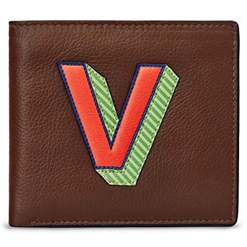 Portefeuille pour homme V Yoshi en cuir véritable avec compartiments - 3