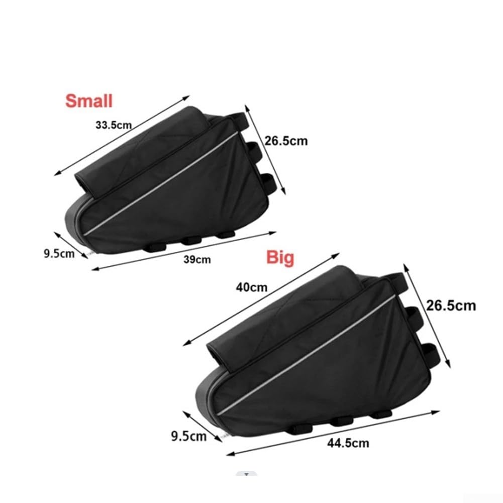 1 batterie de véhicule électrique 36 V 48 V 60 V 72 V pour vélo électrique triangle sac de batterie noir (M)