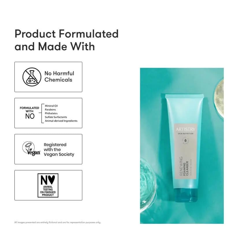Art Stry Skin Nutrition Renewing Foaming Cleanser, 125ml - Image 4