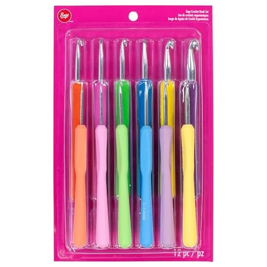 Boye 3396270001 Ergonomic Crochet Hook Set