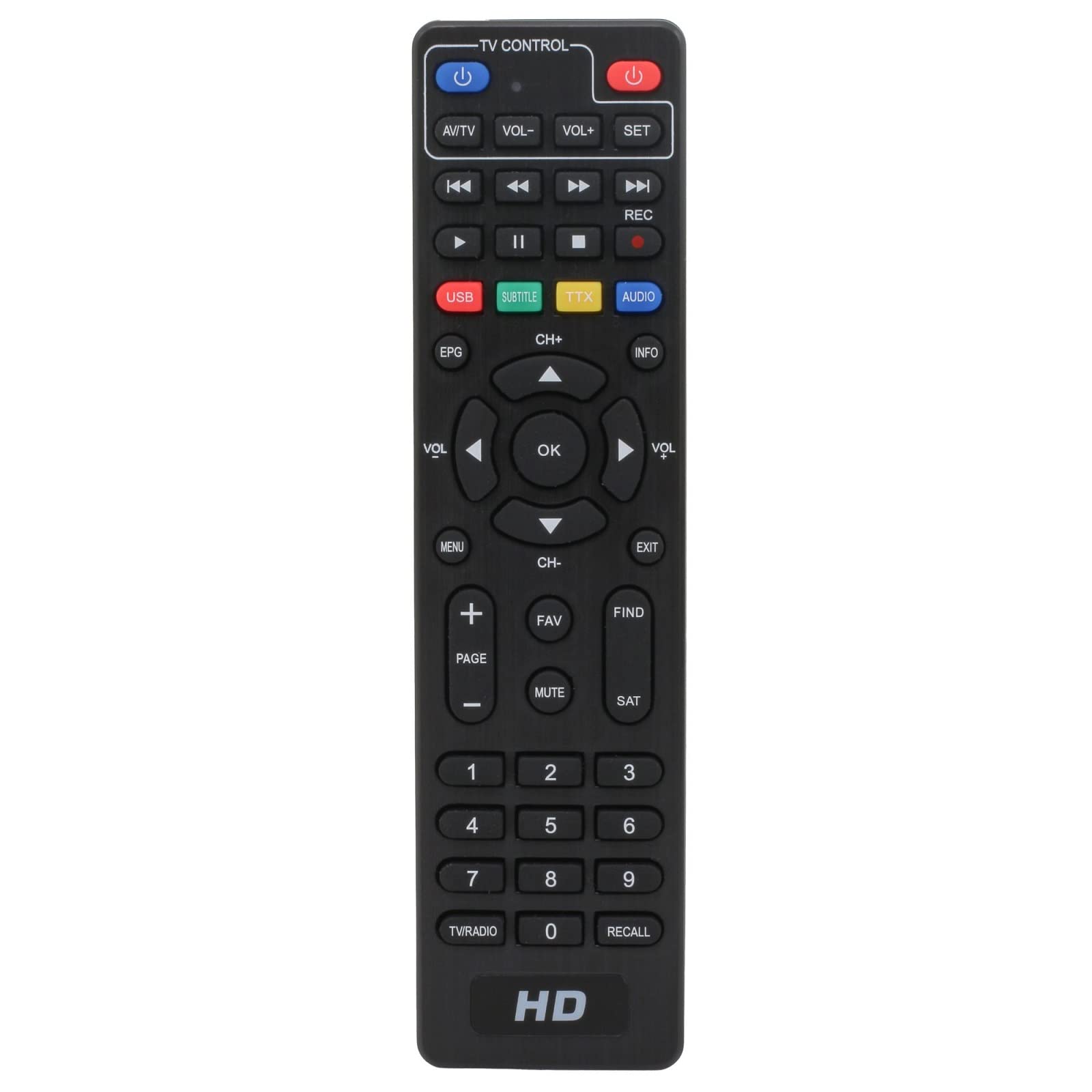 Comag SL30 DVB-T2 Receiver + aktive Zimmerantenne HDMI Kabel, HDTV für frei Empfangbare DVB-T2 Sender mit USB TV Aufnahme (PVR Ready)