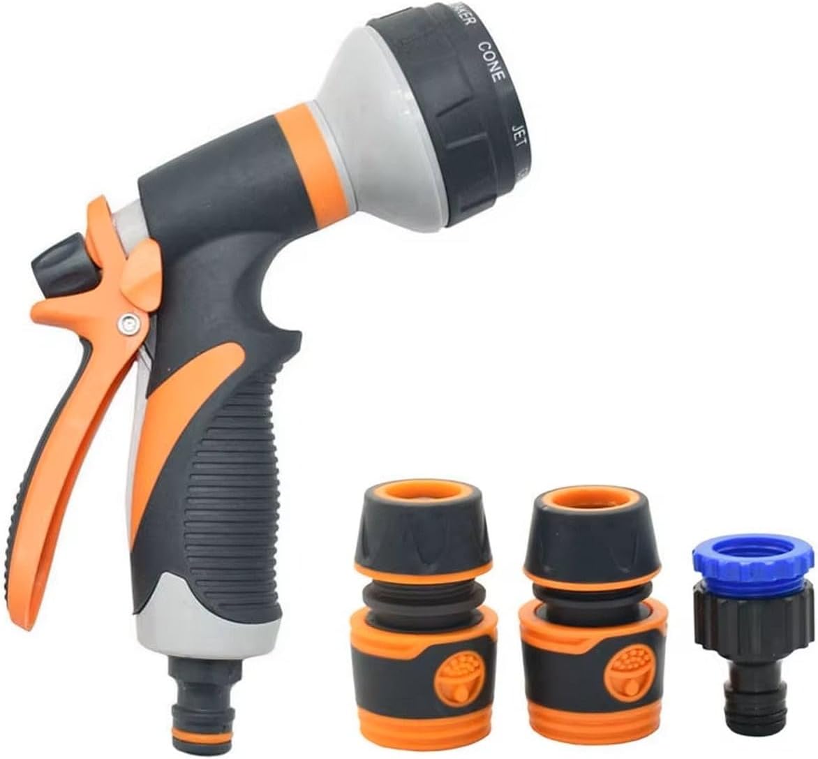 Ortable High-Pressure Water for Cleaning Car Wash Machine Garden Watering Hose Nozzle Sprinkler Foam Water(B)