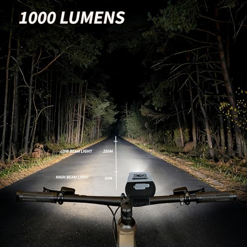 Image of Bike Light for Night Riding, Rechargeable Headlight Taillight for Front and Rear Ebike Dirt E-Bike Motorcycle Scooter Bicycle MTB Road Cycling Kids Adult Biking Safty