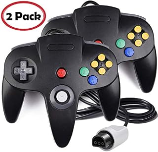 2 Pack N64 Controller, iNNEXT Classic Wired N64 64-bit Game pad Joystick