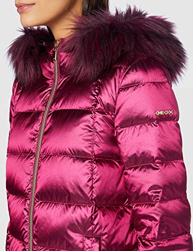 Geox W BLENDA PARKA Donna Piumino Rosso