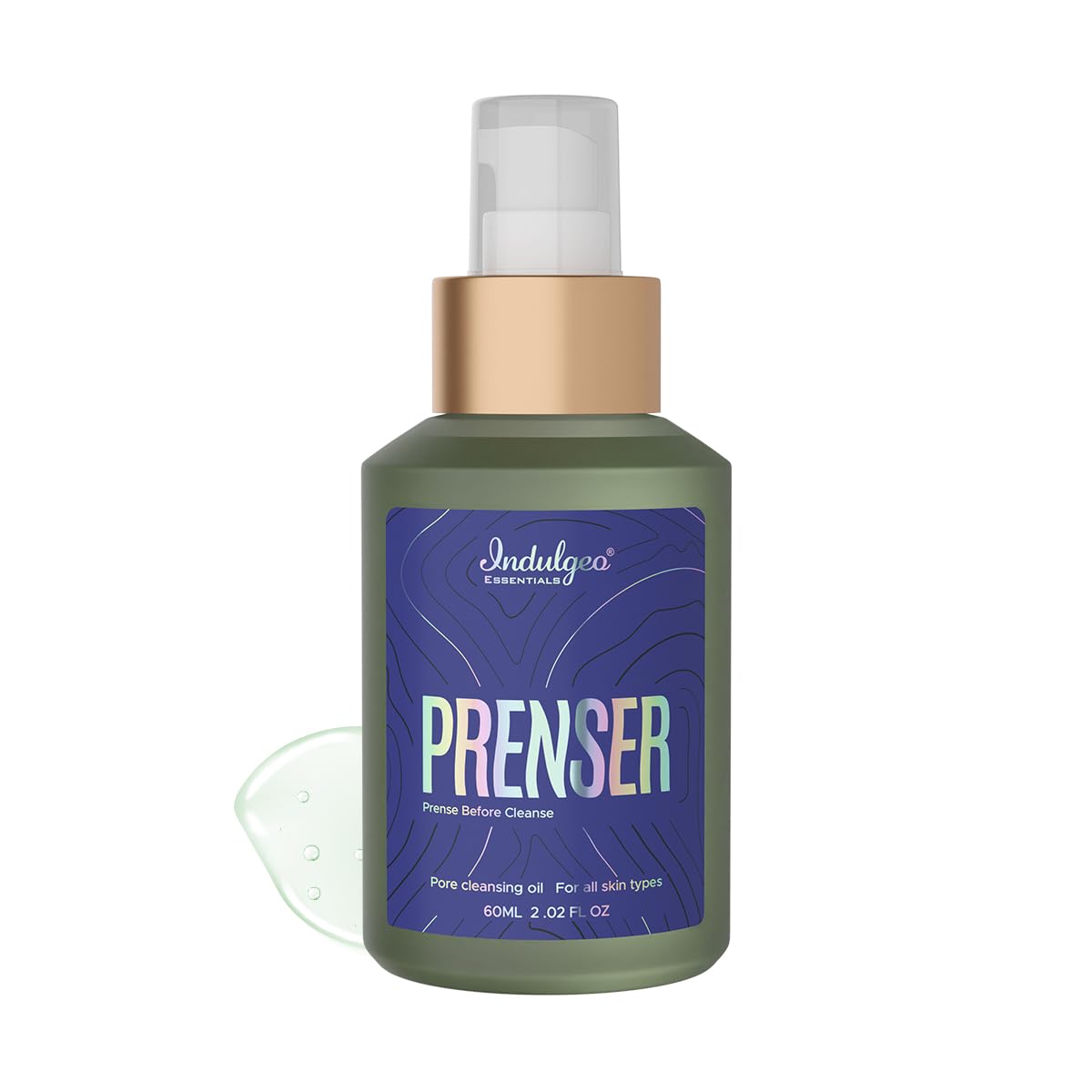 Prenser Pre Cleansing Oil for Makeup Removal | Deep Cleanser for Face, Helps to Reduce Blackheads & Open Pores, Nourishing Formula, Organic (60ml)