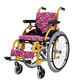 Pediatric Wheelchair Lightweight Folding Kids Manual Wheelchair Medical Children's Wheelchair Trolley - Convenient and Portable