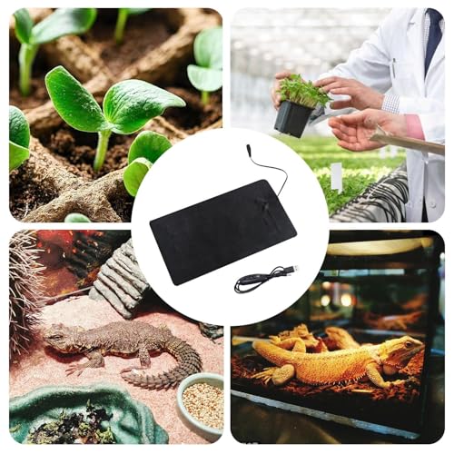 Tapete para plántulas con alimentación USB para invernadero e interiores 5