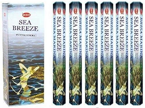 Sea Breeze - Box of Six 20 Gram Tubes - HEM Incense
