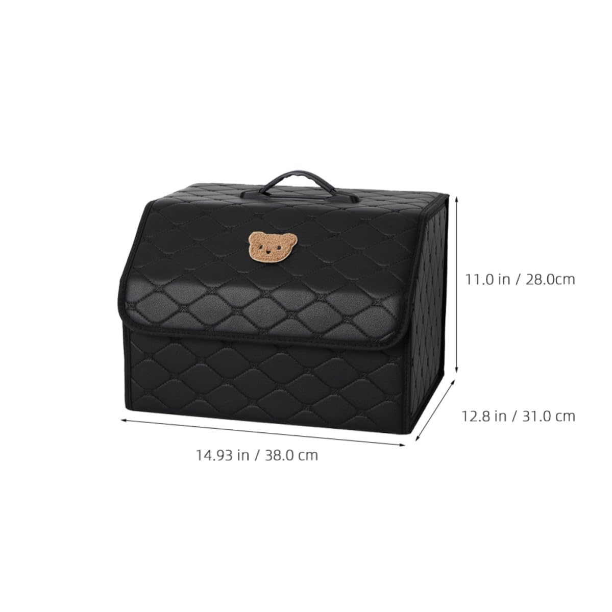 SEWACC Caja Organizadora para Maletero de Automóvil Plegable Oso