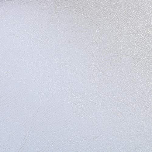 Image of SAE Rexine, Faux and Artificial Leather Fabric Car, Sofa, Chair and Auto Seat Cover (White)