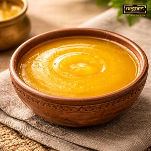 Image of Orgure A2 Satvik Ghee (Sodh Process) - Handcrafted in Low Heat by Single Maker | Bilona Hand Churned | Jainism Inspired | Made with Care, Devotion & Hygiene | MSME Award Winner | 100ml Glass Jar