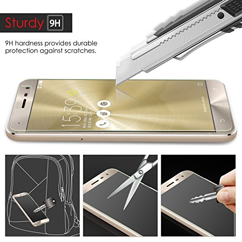 2 x Pellicola Vetro Temperato Asus Zenfone 3