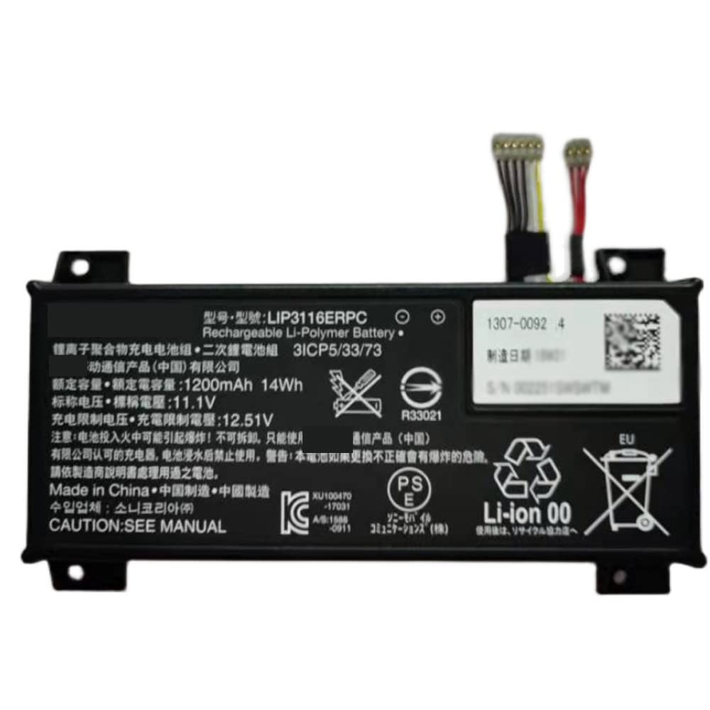 Amazon | 交換用 LIP3116ERPC 1200mAh 14Wh 11.1V交換用に対応 For