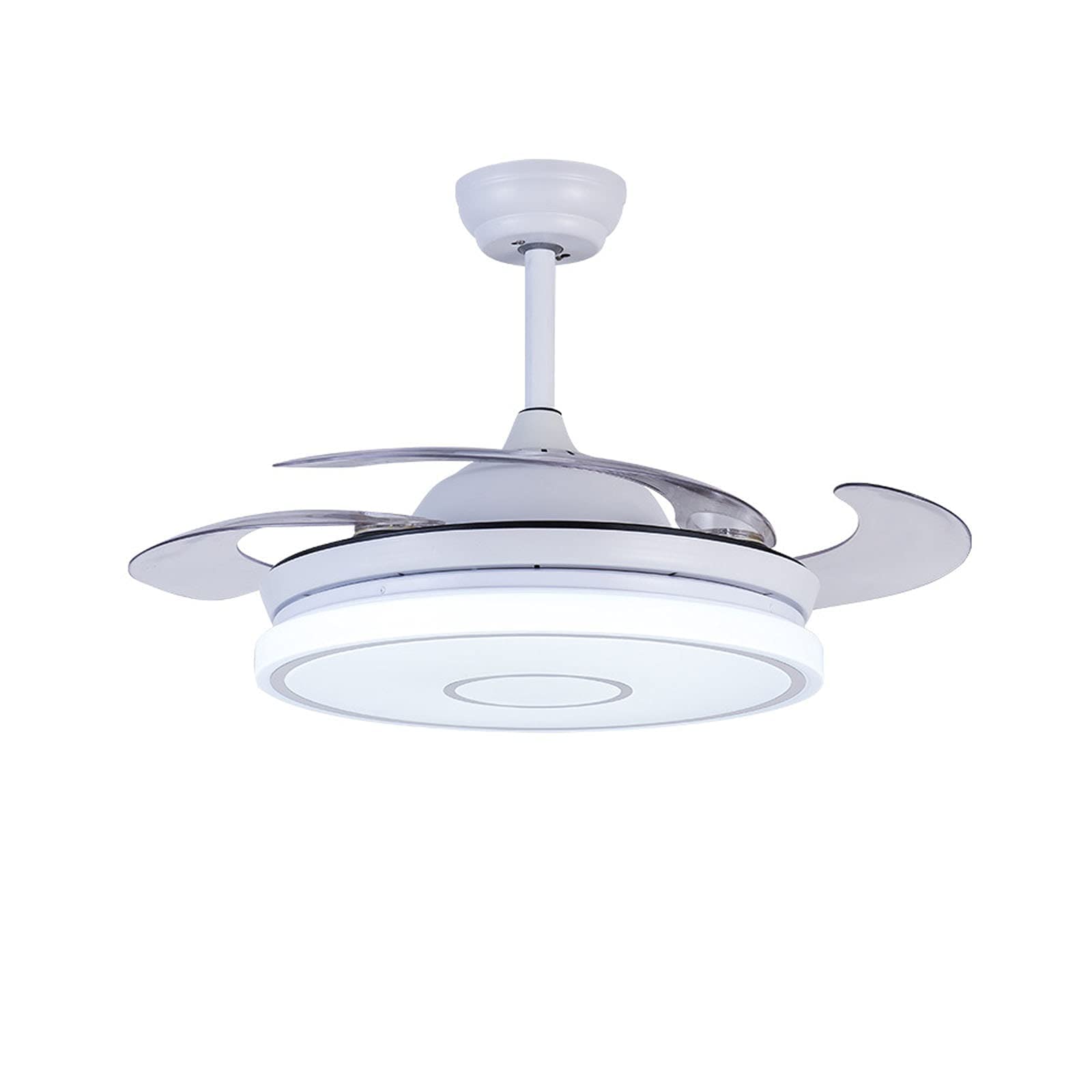 Ventilateur de plafond circulaire au design nordique pour rafraîchir votre salon moderne