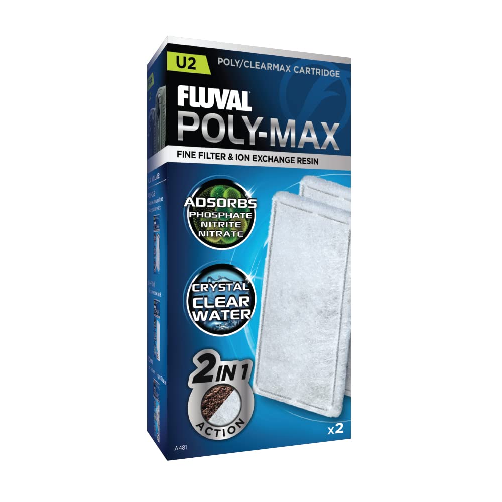 Fluval Inserto Filtro U2 Clearmax, Pacco da 2