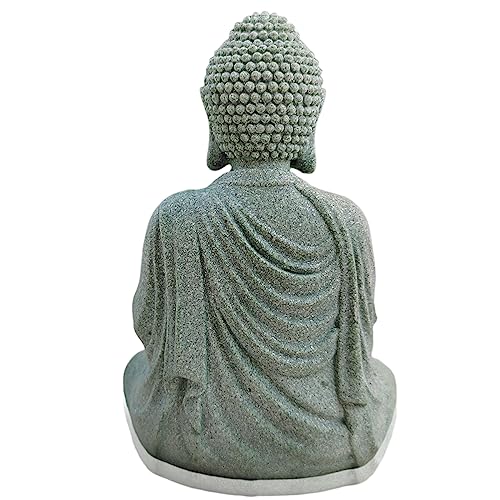 Image of livelyfish Buddha Fish Tank Decor Asian Stone Buddha Figurines for Aquarium Zen Garden Fish Tank Statue Decorations Mini Stone Buddha Zen Garden Sculptures Decor,Gift, B