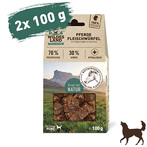 Produktbild von Wildes Land Pferde-Trainingssticks - 8x70g Natürliche Hundesnacks Fürs Training