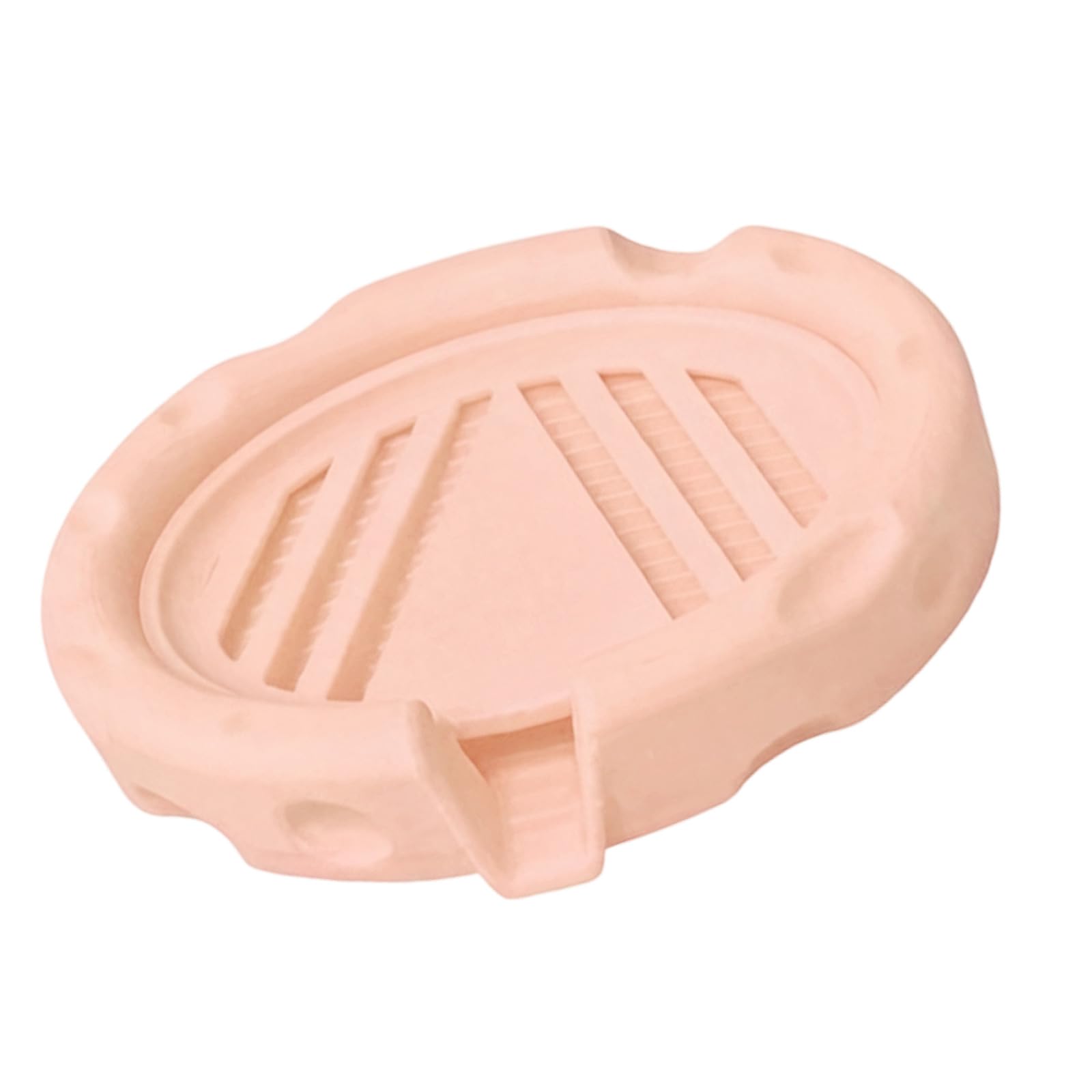 Mekalero Lovely Cheese Shape Soap Tray with Drainage Hole Modern Soap Tray for Bathroom Countertop Storage Organization Accessory Cheese Shape