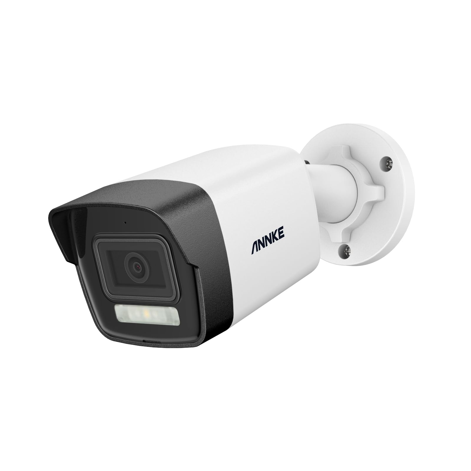 ANNKE Telecamera di sorveglianza 3K PoE per esterni, telecamera IP con fari, rilevazione di persone e veicoli, H.265+, visione notturna a colori, slot per schede micro SD integrato, 120 dB WDR, IP67