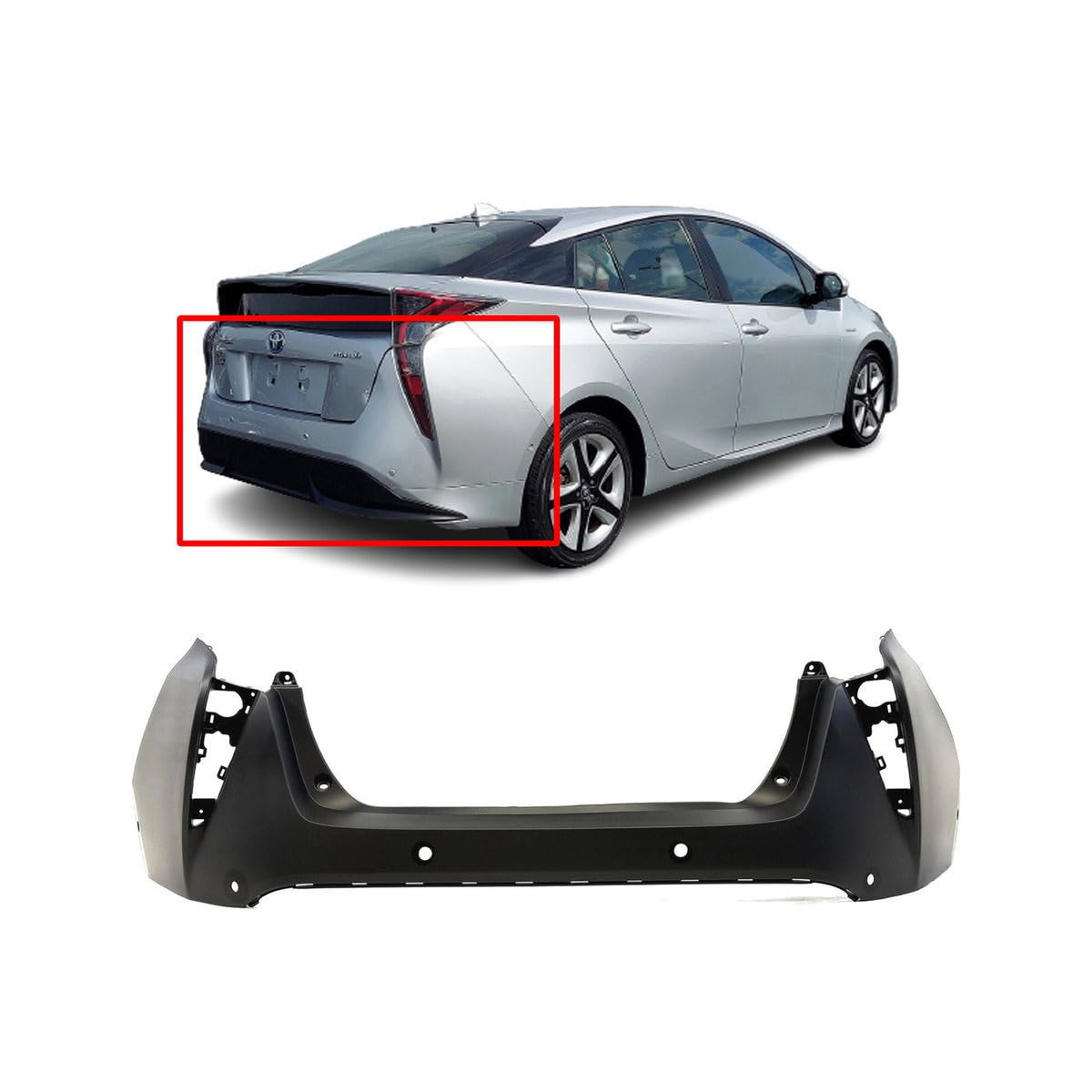 Amazon.com: FitParts Compatible with Toyota Prius 2016–2018 Rear