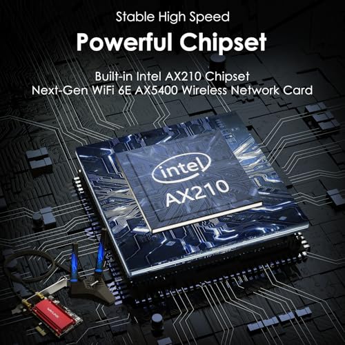 Tarjeta WiFi 6E PCIe AXE5400 para acabar con la mala cobertura de internet en ordenadores de torre 6