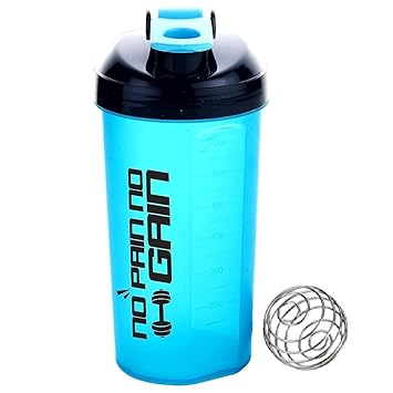 GION Protein Shaker Bottle Ace Shaker Sipper for Gym Sipper Water Bottle for Sports, Office and Gym with Blending Ball, Shaker Bottles For Protein Shake-700 ML (1Pcs) (Multicolor)