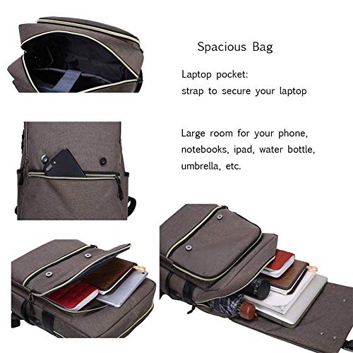 Ronyes Backpack Bookbag For Women And Men Laptop Backpack College School Bag With Usb Charging Port Fits Up To 15.6 Inch Laptop #TOP3