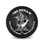 Badass Beard Care Beard Wax For Men - The Outlaw Scent, 2 oz - Softens Beard Hair, Leaves Your Beard Looking and Feeling More Dense
