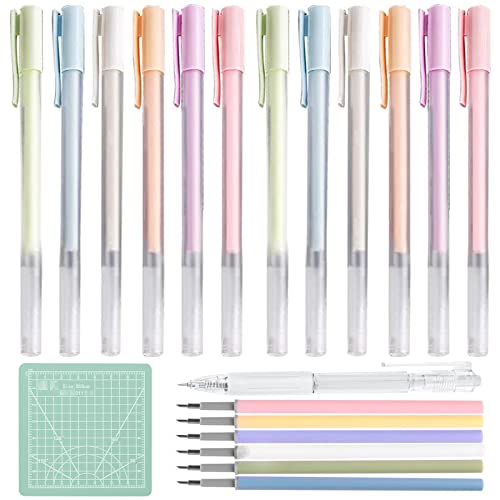 6 Penne A Colla Colorate Ad Asciugatura Rapida - Per Scrapbooking E Crafts - Foto 3