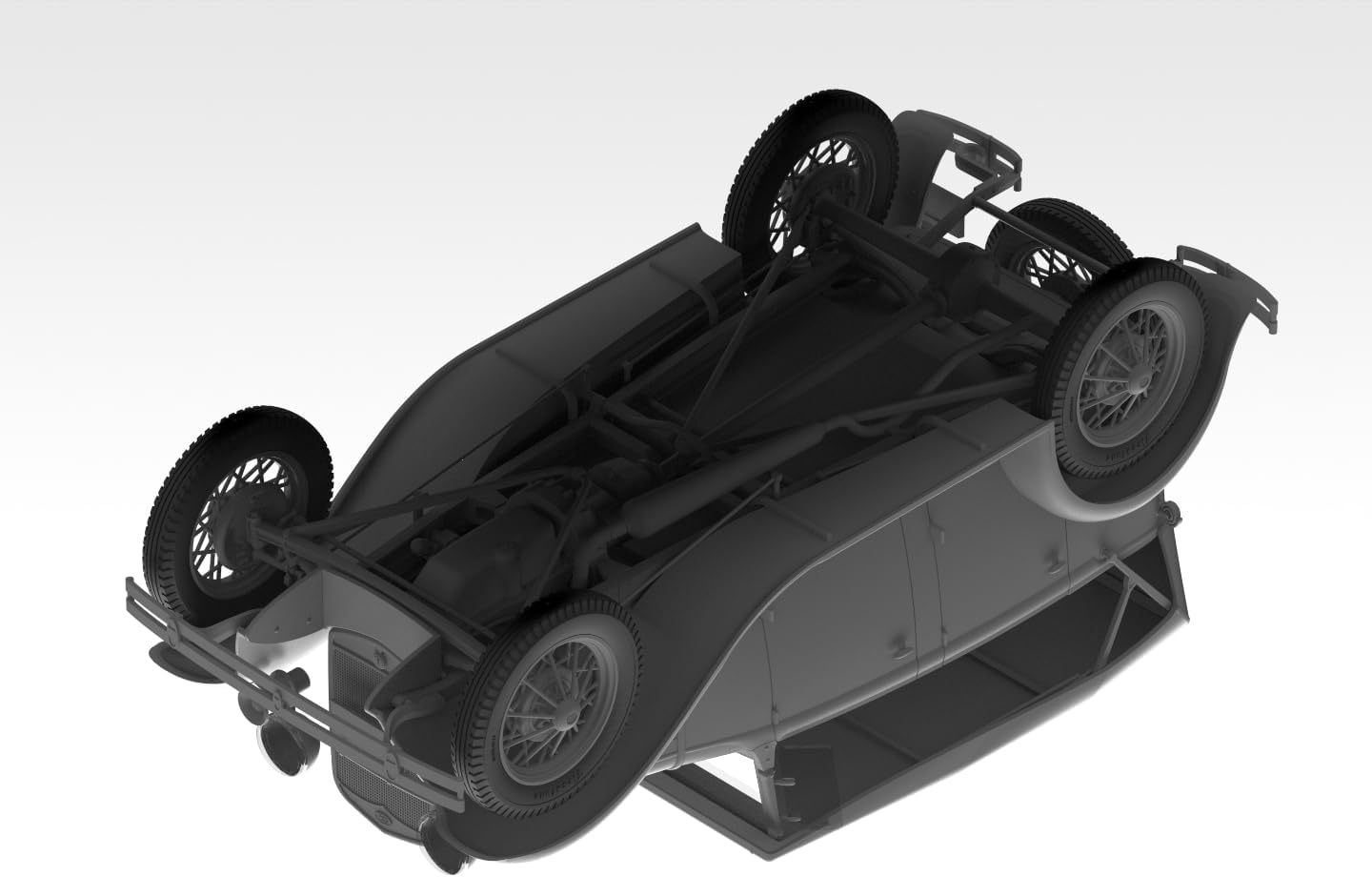 ICM 24050 - Model A Standard Phaeton Soft Top (1930s), American Passenger Car (100% New molds) - Scale 1:24