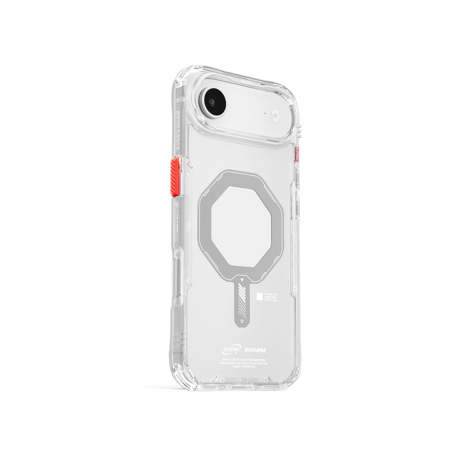 SAIDO for iPhone Air (2025 Silver Clear) 6.6" MAG-Charge Ultra Slim Case