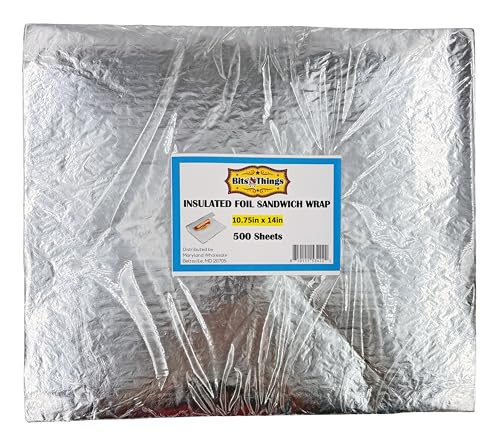 Bits N Things Insulated Foil Sandwich Wrap Sheets | 10.75"