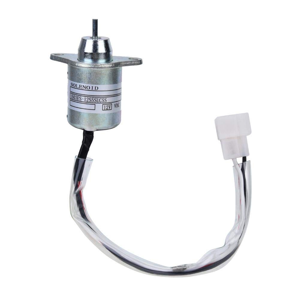 1503ES-12S5SUC5S 12 V Válvula solenoide de apagado de corte, Accesorios de excavadora de aptos para la válvula solenoide de cierre