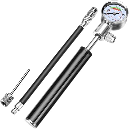 Portable High-Pressure Bike Pump for Mountain Bikes Compact Lightweight Inflator with Ergonomic Grip for Tires Balls and Outdoor Activities Simple