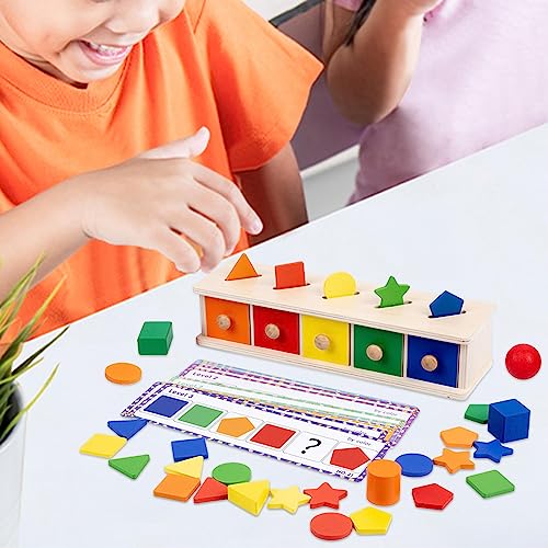 Jouets pour enfants de 1 à 3 ans boîte de permanence objet Montessori