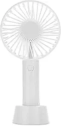 Mini Ventilador Mao e Mesa Usb Bateria Portatil 3 Velocidades Recarregavel