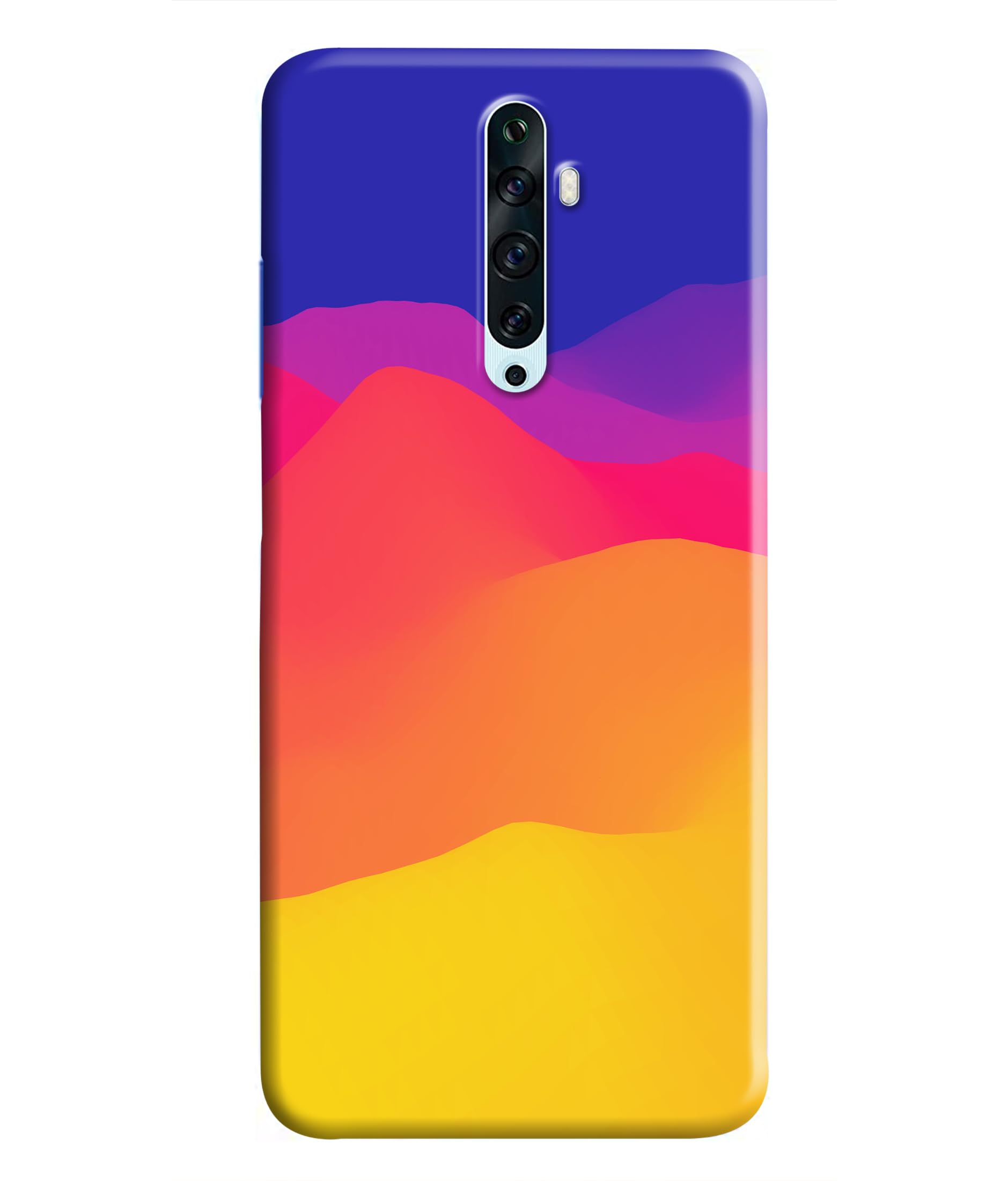 TrishArt Premium ''Colour_Wave'' Printed Hard Mobile Back Cover & Case for Reno2 F/Reno 2F/Reno2 Z/Reno 2Z, Designer | Premium Cover & Case