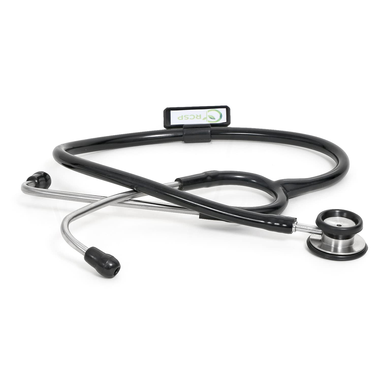 RCSP Stethoscope Pediatric For Doctors And Medical Student Nurses SS Pediatric, light weight Stainless Steel Chest Piece with Flexible Jointless Tube & Soft Sealing Ear Knobs BLACK (B0BZZQJH5V) Amazon Price History, Amazon Price Tracker
