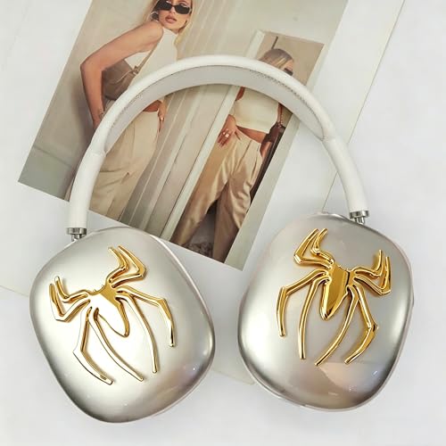 Image of 2 PCS 3D Spider Chrome Emblems Badges Sticker Car Decoration for Universal Car Vehicle, Truck, Motorcycle, RV, Scooter, SUV, Door, Window(Yellow-B0CHYRQBG1)