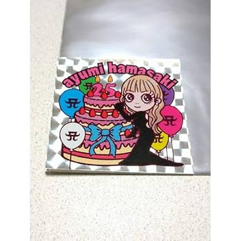 Amazon.co.jp: 浜崎あゆみ 25周年グッズ ステッカー あゆぱん