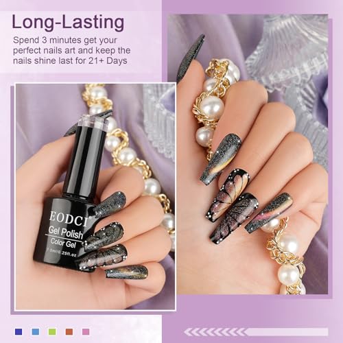 Esmaltes Gel EODCI 9D Cat Eye 7.5ml x6 con imanes miniatura 3