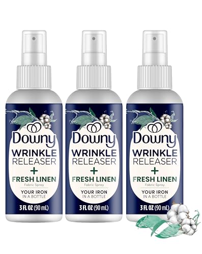 Downy Wrinkle Release Spray, Travel Size Spray, All In One Formula, Removes Wrinkles, Static and...