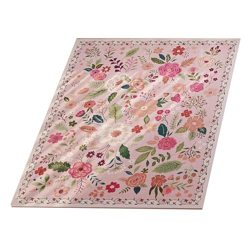 Tapis bohème en matériau durable avec texture confortable