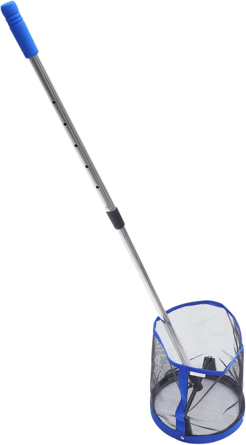 1PC Essential Court Tool Pong Ball Picker Net Catcher for 120 Balls Blue User-Friendly