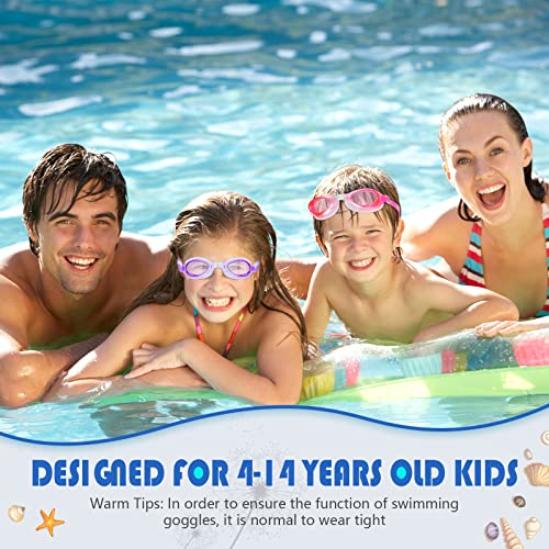 20 Pairs Unisex Kids Swim Goggles For Age 4-14 Children Swimming Goggles Anti Fog No Leaking Kids Goggles Bulk For Teens Boys Girls (Classic Style) #TOP5